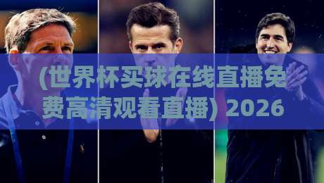 (世界杯买球在线直播免费高清观看直播) 2026年最新指南：如何在手机/电脑上零卡顿看球？