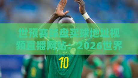 世预赛球盘买球地址视频直播网站:2026世界杯预选赛观赛与投注指南