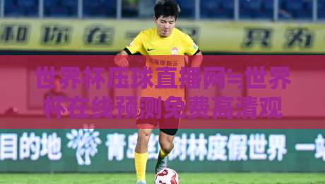世界杯压球直播网≒世界杯在线预测免费高清观看直播,2026年球迷必备神器?