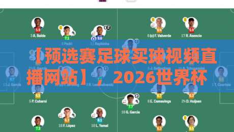 【预选赛足球买球视频直播网站】，2026世界杯预选赛观赛与投注指南（预选赛足球买球视频直播网站）