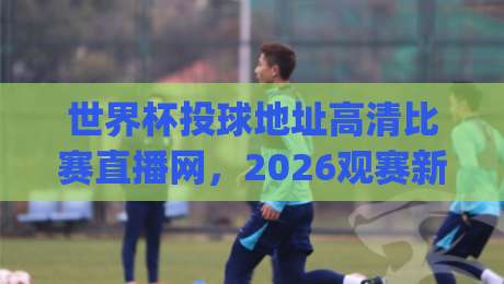 世界杯投球地址高清比赛直播网，2026观赛新姿势你get了吗？