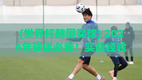 (世界杯韩国买球) 2026年球迷必看！实战经验与避坑指南